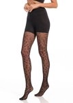 MAGIC Bodyfashion Shaping-Strumpfhose mit floralem Muster oder Animal-Look