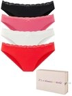 LASCANA Bikinislip (Packung, 4-St) aus elastischer Baumwolle, in sch&ouml;ner Box