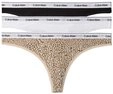 Calvin Klein Underwear Tanga THONG 3PK (Packung, 3er-Pack) K&ouml;rpernahe Passform...