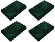 vidaXL Bett&uuml;berwurf Rutschfeste Decke aus Kunstkaninchenfell Olite 4 pcs...