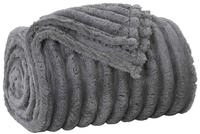 vidaXL Bett&uuml;berwurf &Uuml;berwurfdecke Dunkelgrau 270 x 240 cm Fleece