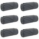vidaXL Bett&uuml;berwurf Wohndecken 6 pcs Dunkelgrau 200 x 150 cm Fleece