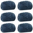 vidaXL Bett&uuml;berwurf Wohndecken 6 pcs Marineblau 150 x 130 cm Fleece