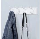 SONGMICS Wandgarderobe, 4 Kleiderhaken aus Metall, 40 x 9 x 7 cm (L x B x H)