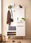 Home affaire Kompaktgarderobe Torge, Garderobe mit Stauraum, Garderobenschrank im