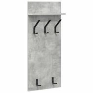 vidaXL Regal Wandmontierter nachttisch mit Regal Beton Grau 40 x 10 x 90 cm,...