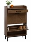 MCW Schuhschrank MCW-P45 Inklusive Schublade, Ablagefach und Fu&szlig;bodenschoner,
