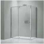 Bernstein Eckdusche NT606 FLEX 100x100 cm Chrom, BxT: 100x100 cm, Dreht&uuml;r an