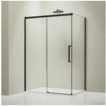 Bernstein Eckdusche DX906 FLEX 110x70 cm Schwarz, BxT: 110x70 cm, Schiebet&uuml;r...