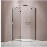 Bernstein Eckdusche NT403 90x90 cm Links, BxT: 90x90 cm, Eckdusche Dreht&uuml;r...