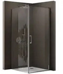 doporro Eckdusche Duschkabine Duschabtrennung ESG-Glas mit Nano H:195cm...