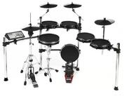 FAME E-Drum,Hybrid PRO E-Drum Set Elektronisches Hybrid Schlagzeug mit...