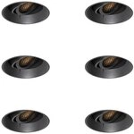 Qazqa LED Einbaustrahler 105192, ohne Leuchtmittel, Warmwei&szlig;