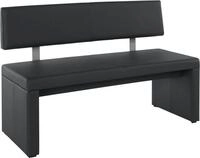 OTTO home Sitzbank Charissa, mit Lehne, Breite 140, 160 oder 180 cm