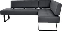 K+W Komfort & Wohnen Eckbank Spider II, Sitzsteppung, bequem durch Sandwichbauweise,