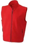 James & Nicholson Funktionsweste Herren Softshell Vest / Atmungsaktiv...