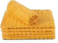 ROSS Waschhandschuh CARRE, (Packung, 6-St), 100% Baumwolle, Rippenstruktur,...