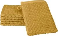 ROSS Waschhandschuh Harmony, Frottier (Packung, 6-St), 100 % Baumwolle, Hoch Tief