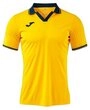 Joma Poloshirt Galaxy (100% rec. Polyester, leicht, atmungsaktiv) gelb/navyblau