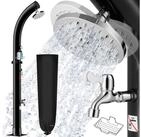 monzana Solardusche, 20 Liter Duschkopf 360&deg; Schwenkbar max. 60&deg;C Fu&szlig;dusche