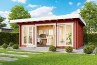 LASITA MAJA Gartenhaus Lasita Maja Ferienhaus Dorset Platinum, Modell 3,...