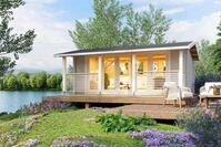Nordic Holz Gartenhaus LYNDHURST, BxT: 610x460 cm