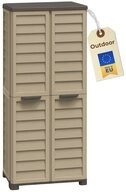 GarPet Garten-Ger&auml;teschrank Gartenschrank Wetterfest Outdoor Kunststoff Schrank