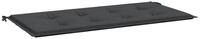 vidaXL Sitzauflage Gartenbank-Auflage Schwarz 100x50x4 cm Oxford-Gewebe, (1 St)