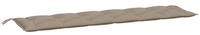 vidaXL Bankauflage, Gartenbank-Auflage Taupe 200x50x7 cm Oxford-Gewebe