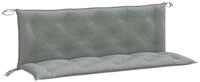 vidaXL Sitzauflage Gartenbank-Auflagen 2 Stk. Melange Hellgrau 150x50x7 cm...