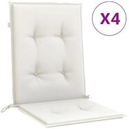 vidaXL Sitzauflage Niedriglehner-Auflagen 4 Stk. Melange Creme 100x50x4 cm...