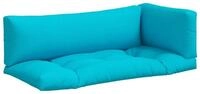 vidaXL Sitzauflage Palettenkissen 3 Stk. T&uuml;rkis Oxford-Gewebe, (3 St)