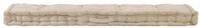vidaXL Palettenkissen, Sitzkissen Baumwolle 120&times;40&times;7 cm Beige