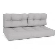 Beautissu Palettenkissen Palettenkissen Outdoor 1x Sitzkissen & 2x...