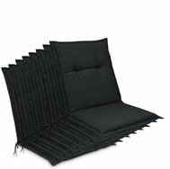 Beautissu Sitzauflage 8er Set Niedriglehner Auflagen Base NL, 100x50cm,...