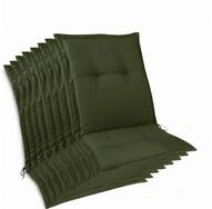 Beautissu Sitzauflage 8x Set Premium Auflage Niedriglehner 105x50x7cm,...