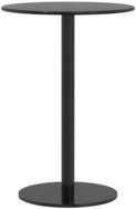 vidaXL Gartentisch Gartentisch Rund Schwarz &Oslash;50x72 cm Stahl (1-St)