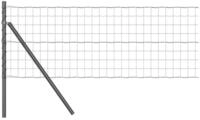 vidaXL Gartenzaun Ground Fix Geschwei&szlig;ter Drahtzaun 25 x 0,6 m (B x H), (1-St)