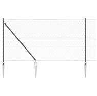 vidaXL Gartenzaun Schwei&szlig;drahtzaun mit Spikes 25 x 1 m (B x H), (1-St)