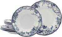 CreaTable Tafelservice Adelaide, Service 8-tlg. (8-tlg), 4 Personen, Porzellan,