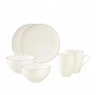 Seltmann Weiden Fr&uuml;hst&uuml;cks-Geschirrset Savona Grey Line Fr&uuml;hst&uuml;cks-Set 6er Set