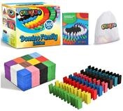 Calmado Spielesammlung Domino Steine Spiel aus Holz Dominosteine im Set +...