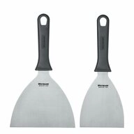 WESTMARK Pfannenwender Set, 2tlg.: 2 Profi-Schaber/Grill-Spachtel (Gerade,...