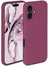 ONEFLOW Handyh&uuml;lle f&uuml;r iPhone 16 H&uuml;lle Silikon Soft Case Pflaume 6,1 Zoll,