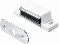 Hettich M&ouml;belbeschlag Hettich Magnetschn&auml;pper 15 x 14 x 45 mm wei&szlig; 4 kg