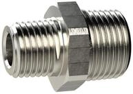 RIEGLER Schlauchverschraubung Riegler Doppelgewindenippel kon., R 1 1/4 a., R 1...