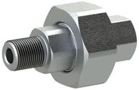 RIEGLER Verteiler Riegler Verschraubung 341, IG/AG, Rp/R 3, schwarzer Temperguss