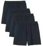 CALIDA Boxershorts Herren Web-Boxershorts 4er Pack Baumwolle (Packung, 4er Pack) blau