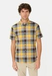 camel active Kurzarmhemd aus reiner Baumwolle Kurzarm Button-Down