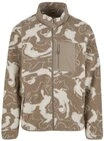 URBAN CLASSICS Allwetterjacke Urban Classics Pattern Teddy Trackjacket (1-St)